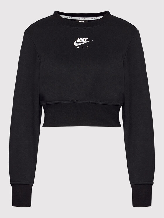 Nike Sweatshirt Crew Air DC5296 Noir Standard Fit Modivo