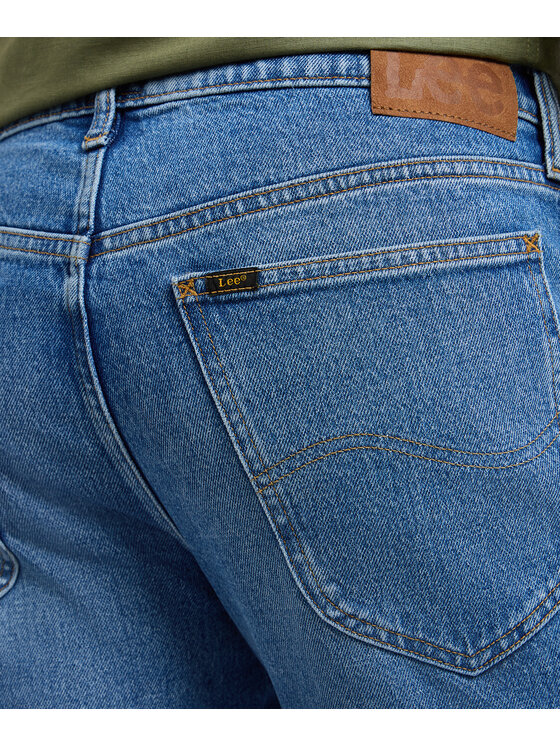 Lee Lee Jeansy 112349214 Niebieski Regular Fit