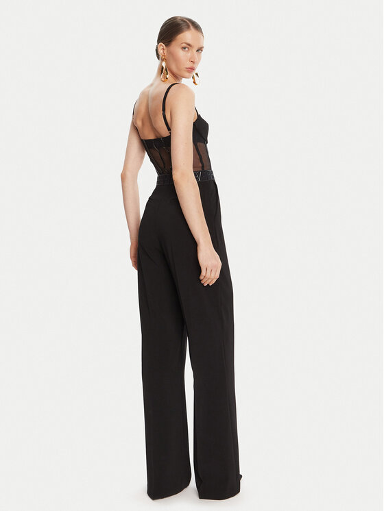 Elisabetta Franchi Elisabetta Franchi Overal TU-057-56E2 Černá Regular Fit