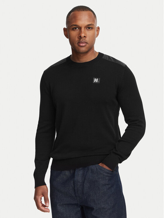 KARL LAGERFELD KARL LAGERFELD Džemper 655029 561398 Crna Slim Fit