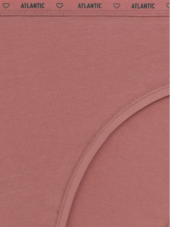Atlantic Atlantic Figi klasyczne flat elastic Różowy