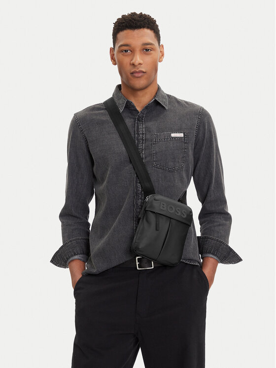 BOSS Saszetka 50548089 Czarny