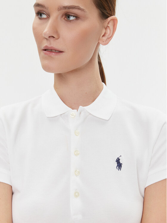 Polo Ralph Lauren Polo Ralph Lauren Поло 211870245001 Білий Slim Fit