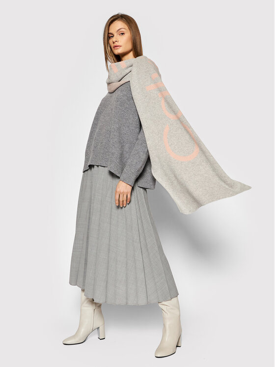 Calvin Klein Jeans Calvin Klein Jeans Szal Knit Scarf K60K608484 Szary