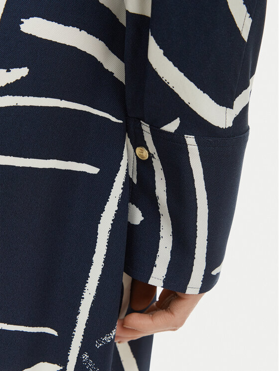 Tommy Hilfiger Tommy Hilfiger Každodenní šaty WW0WW48934 Tmavomodrá Relaxed Fit