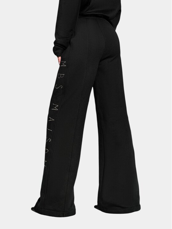 MADE BY SOCIETY MADE BY SOCIETY Spodnie materiałowe HEAVY FALL Pants - P27503 Czarny Basic Fit