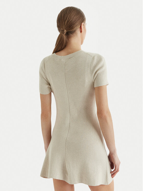 Calvin Klein Jeans Calvin Klein Jeans Strickkleid LV047F325G Beige Slim Fit