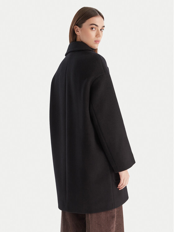 MAX&Co. MAX&Co. Μάλλινο παλτό 2526016023200 Μαύρο Regular Fit