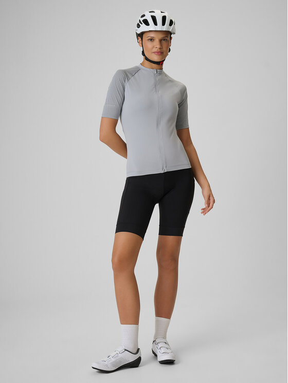 4F 4F Koszulka rowerowa ALTERNATIVE PATH Szary jasny Slim Fit