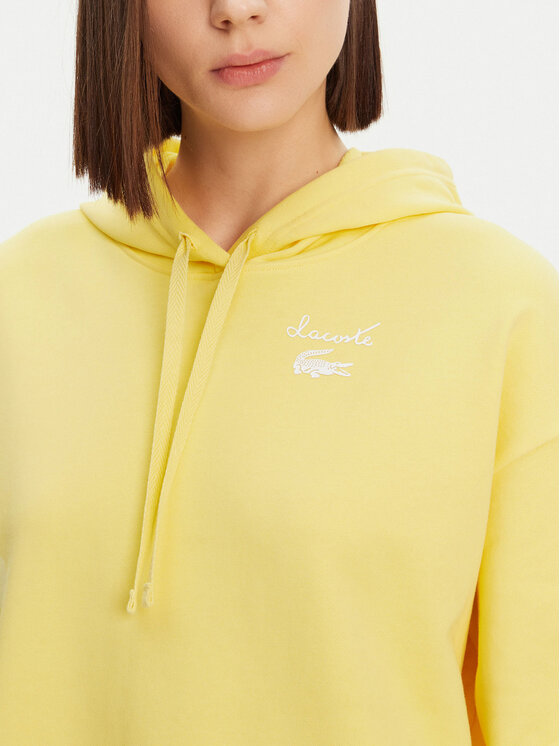 Lacoste Lacoste Džemperis SF2649 Geltona Relaxed Fit