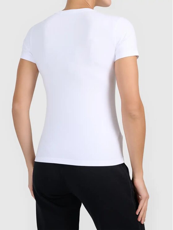 4F 4F T-Shirt 3P-4FWMM00TTSHF3306-10S Czarny Authentic Slim Fit