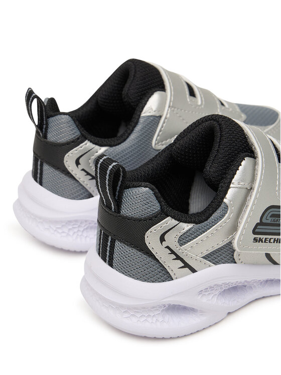 Skechers Skechers Sneakers Meteor-Lights - Glow 401498N/SLBK Argintiu