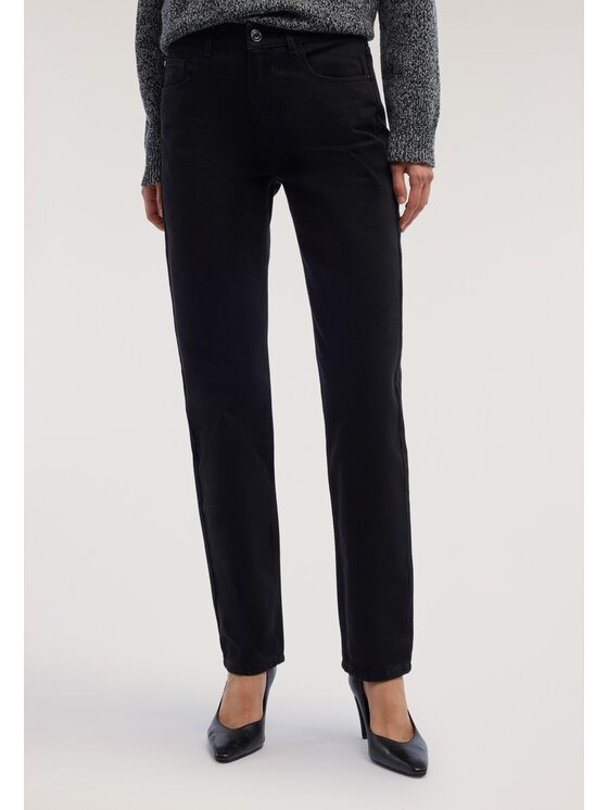 Trussardi Trussardi Spodnie materiałowe P7049100463N033 Czarny Regular Fit