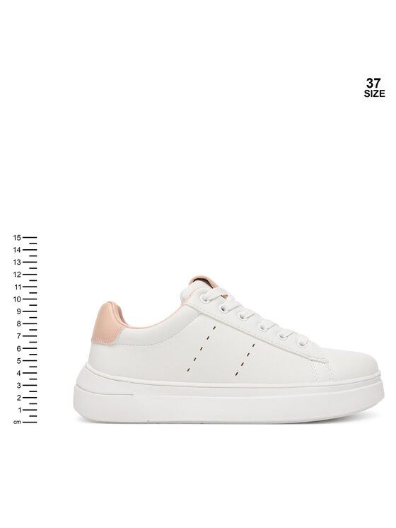 Calvin Klein Calvin Klein Sneakers Low Cut Lace-Up V3A9-83221-1355A953 S Alb