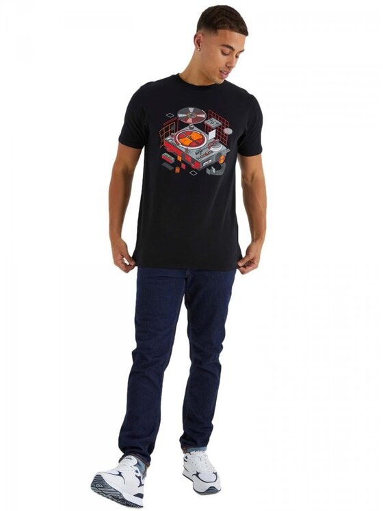 Ellesse Ellesse T-shirt MUSA TEE Nero Regular Fit