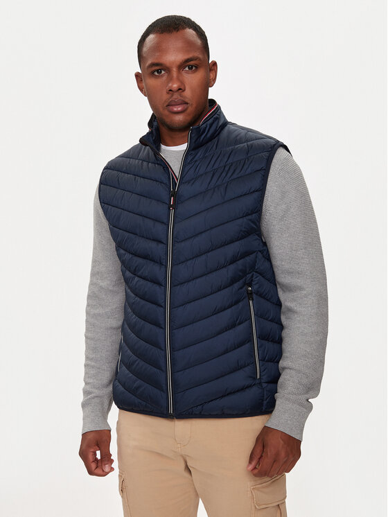 Tom Tailor Vesta 1041310 Tmavomodrá Regular Fit