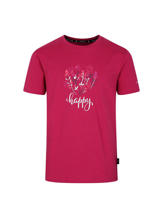Dare2B Dare2B T-Shirt Amuse II Różowy Short Fit