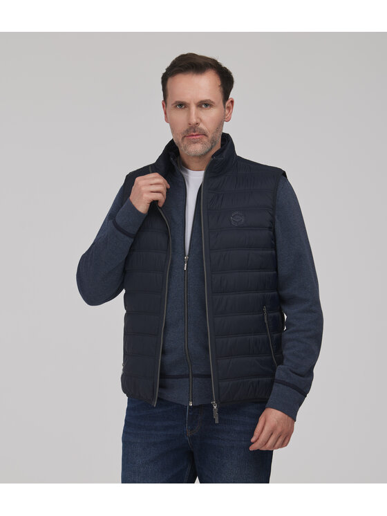Lee Cooper Lee Cooper Kamizelka JIMMY Granatowy Regular Fit