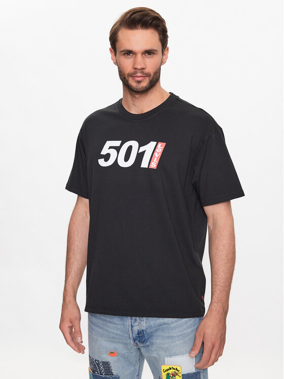 Levi's® Levi's® T-krekls Graphic 501 87373-0082 Melns Vintage Fit