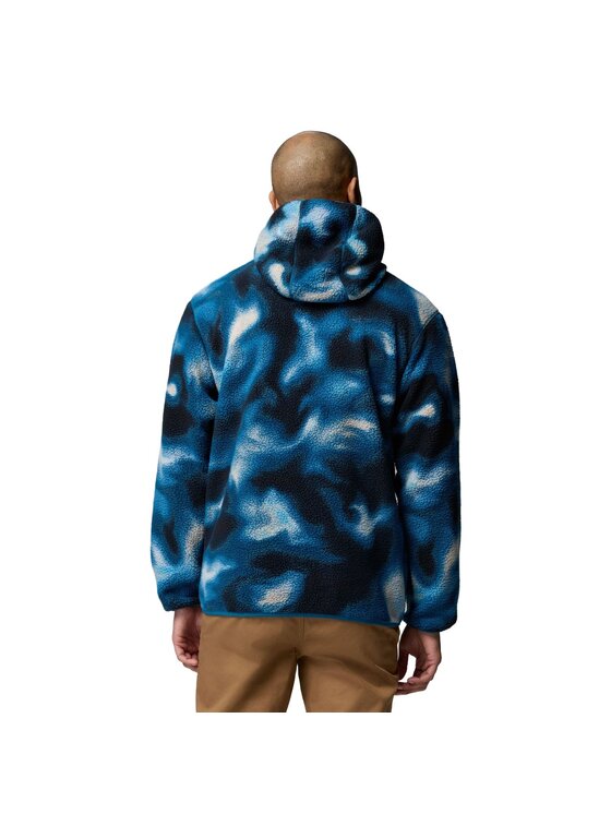 Columbia Columbia Polar Helvetia™ II Printed Fleece Hoodie Niebieski Regular Fit
