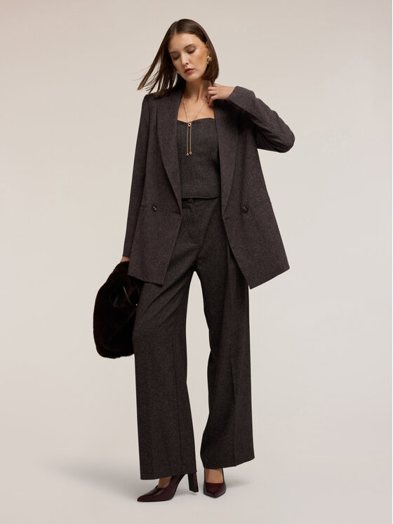 Motivi Motivi Giacca outdoor Q032Q001045N0Z2 Marrone Over Fit