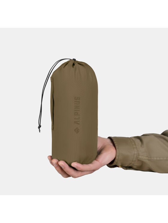 Alpinus Alpinus Kurtka przeciwdeszczowa Girdiman Khaki Regular Fit