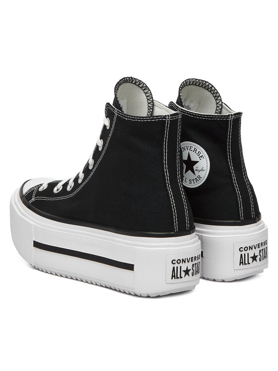Converse Converse Modne superge Chuck Taylor All Star Lift Double Stack A12975C Črna