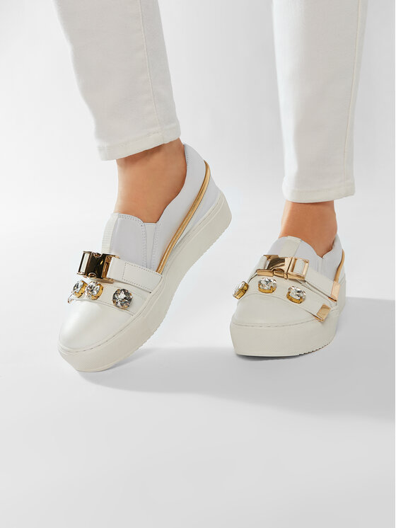 Eva Minge Eva Minge Sneakers aus Stoff EM-41-09-001074 Weiß