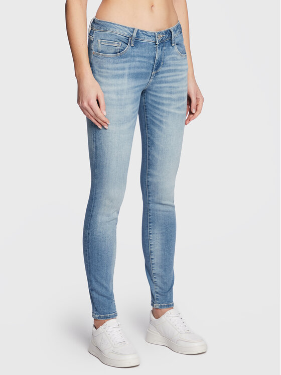 Guess Guess Teksad Annette W2YA99 D4Q01 Sinine Skinny Fit