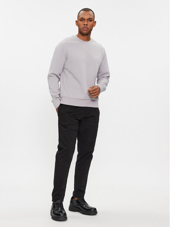 Calvin Klein Calvin Klein Суитшърт Micro Logo K10K109926 Сив Regular Fit