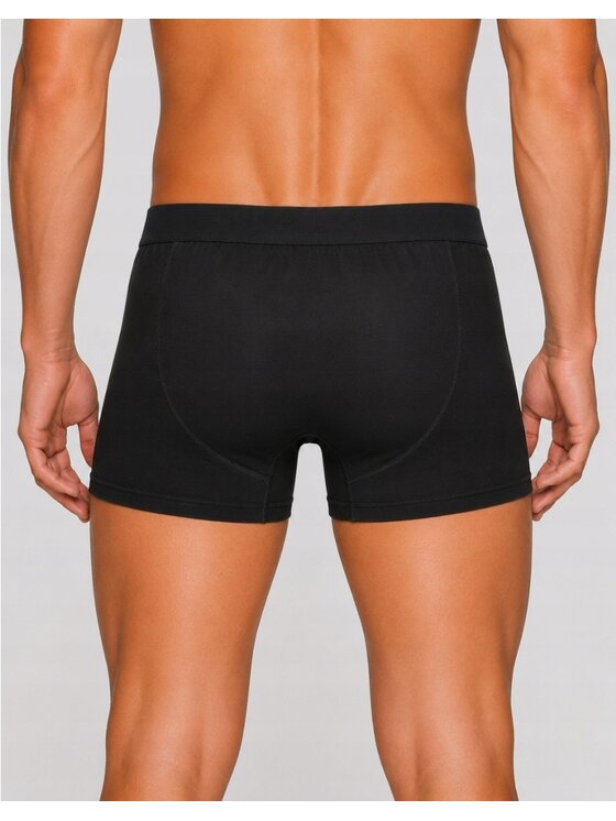 Lee Lee Bokserki Gannon 3 Pack Cotton Elastane Trunks Czarny