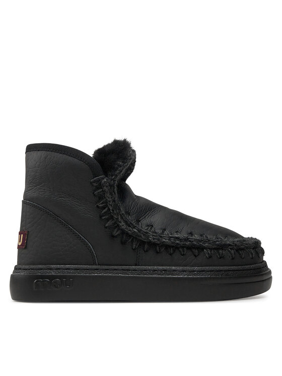 Mou Mou Μπότες Χιονιού Eskimo Sneaker Bold FW411000B Μαύρο