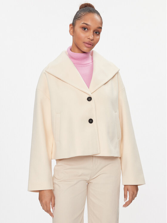 Noisy May Noisy May Prijelazni kaput Halston 27028853 Bež Loose Fit