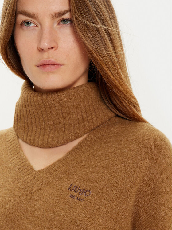 Liu Jo Liu Jo Трикотажна сукня WF4430 MA49P Коричневий Regular Fit