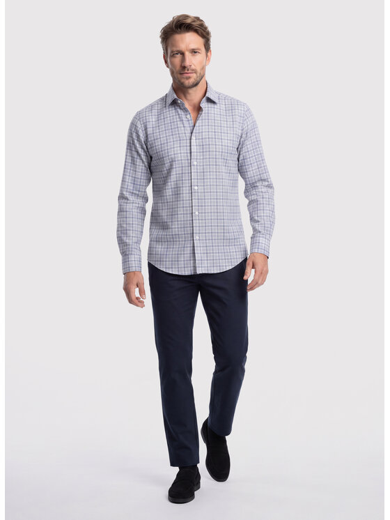 Pako Lorente Pako Lorente Koszula P26WF-1X-024 Szary Slim Fit