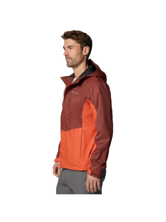 Columbia Columbia Kurtka przejściowa Columbia Pouring Adventure III Jacket Czerwony Regular Fit