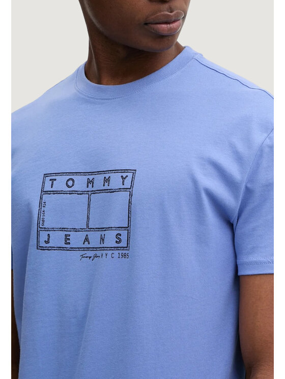 Tommy Jeans Tommy Jeans T-shirt DM0DM22317 Blu Casual Fit