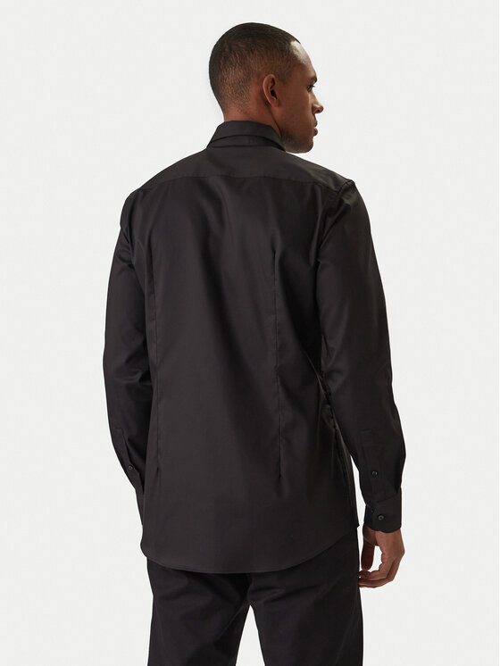 BOSS BOSS Košile H-Hank 50550653 Černá Slim Fit