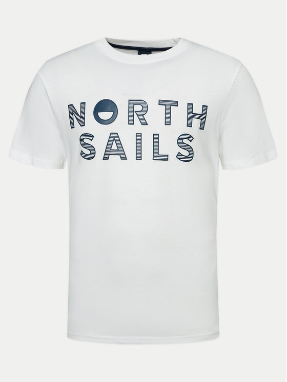 North Sails T-krekls 692973 Balts Regular Fit