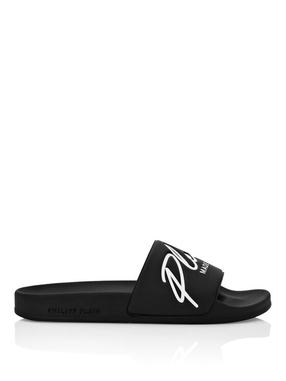 PHILIPP PLEIN PHILIPP PLEIN Kapcie 4929 Czarny