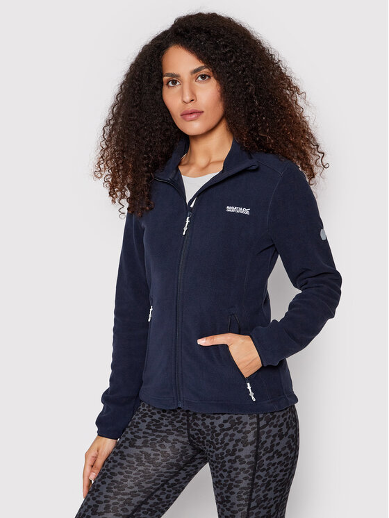 Regatta Fleecová mikina Floreo IV RWA528 Tmavomodrá Regular Fit