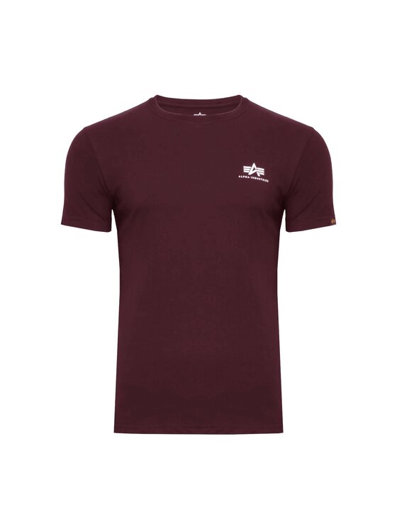 Alpha Industries Alpha Industries T-Shirt AI.188505-21-3XL Bordó Basic Fit