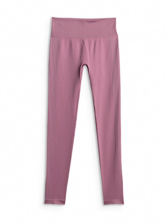 4F 4F Legginsy MULTI ACTIVE Koralowy Slim Fit
