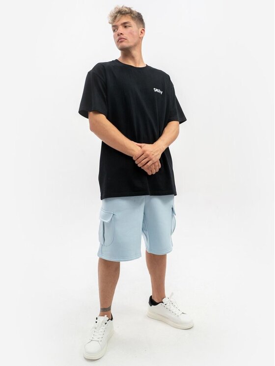 Smerfy Smerfy T-Shirt 111618 Czarny Oversize