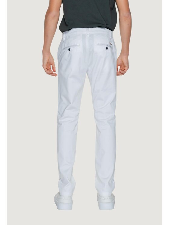 Armani Exchange Armani Exchange Pantalone da abito 8NZP20 ZN1RZ Bianco To Fit