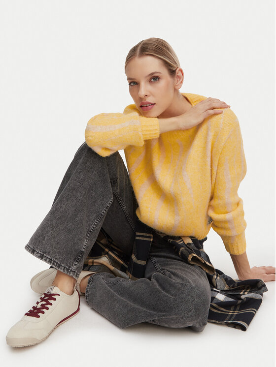 Quiksilver Quiksilver Pulover Selwyn EQWSW03031 Rumena Cropp Fit