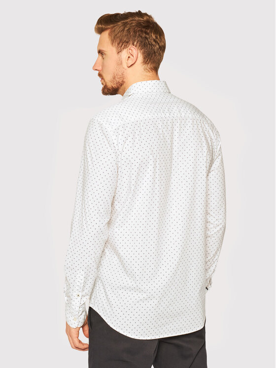 Pepe Jeans Pepe Jeans Koszula Edmonton PM306725 Biały Regular Fit