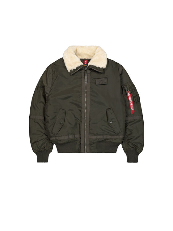 Alpha Industries Alpha Industries Kurtka bomber B-15 III TT Two Tone Bomber Jacket Khaki Regular Fit