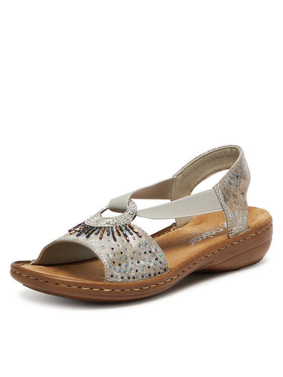Rieker Rieker Sandali 60880-90 Siva