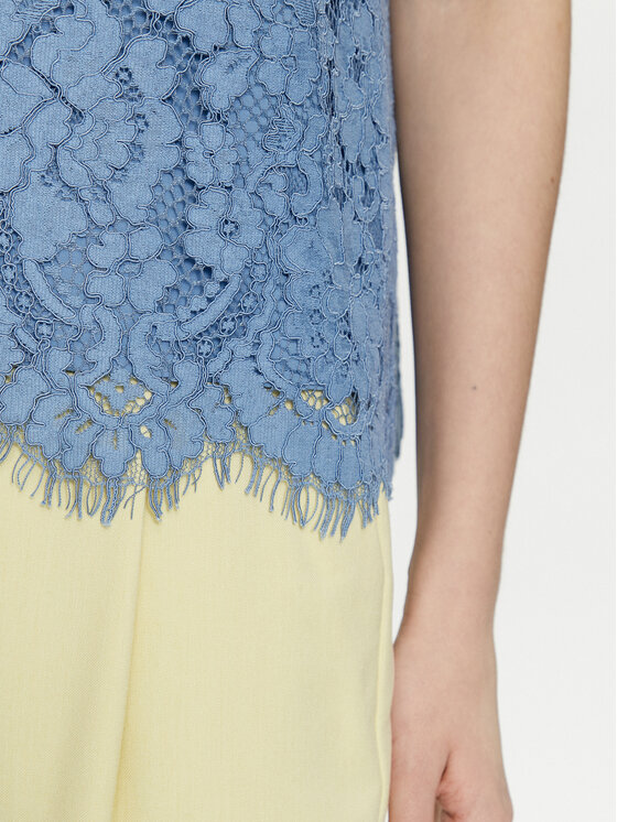 YAS YAS Top Perla 26032812 Blau Regular Fit